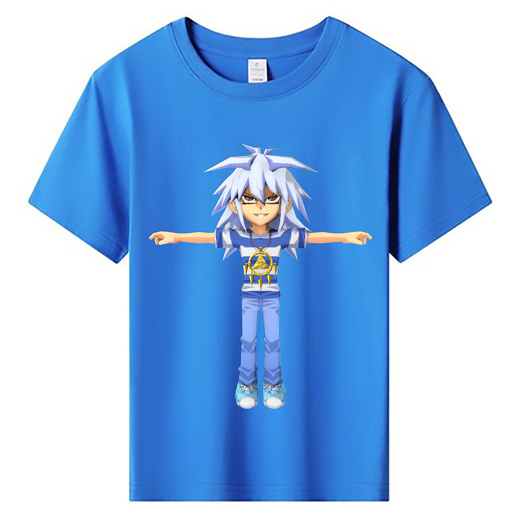 （画像用） 遊☆戯☆王 Yu-Gi-Oh! 綿100％キッズTシャツ（フロントプリント）
